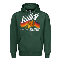 Sports Green the valley oop phoenix basketball retro sunset basketball t shirt Zipper Hoodie - artisFamous