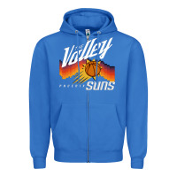 True Royal the valley oop phoenix basketball retro sunset basketball t shirt Zipper Hoodie - artisFamous