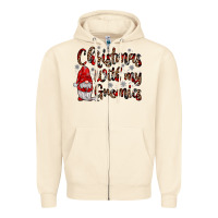 Sandshell christmas with my gnomies Zipper Hoodie - JahusDesignShop