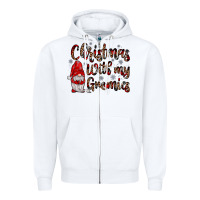 White christmas with my gnomies Zipper Hoodie - JahusDesignShop