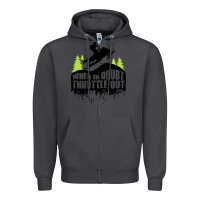 Smoke snowmobile throttle Zipper Hoodie - artisFamous