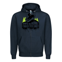 Navy snowmobile throttle Zipper Hoodie - artisFamous
