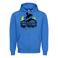 True Royal snowmobile throttle Zipper Hoodie - artisFamous