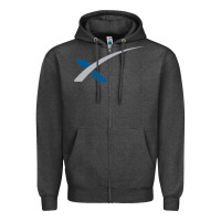 Charcoal Heather space X Zipper Hoodie - artisFamous