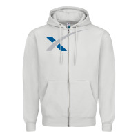 Dove Grey space X Zipper Hoodie - artisFamous