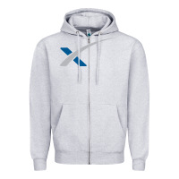 Heather Grey space X Zipper Hoodie - artisFamous