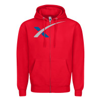 Red space X Zipper Hoodie - artisFamous
