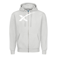 Dove Grey space X Zipper Hoodie - artisFamous