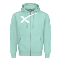 Seafoam space X Zipper Hoodie - artisFamous