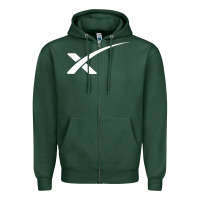 Sports Green space X Zipper Hoodie - artisFamous