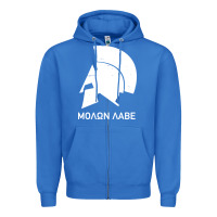 True Royal spartan helmet Zipper Hoodie - artisFamous
