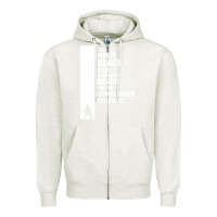 Oatmeal Heather the man in black fled across the desert Zipper Hoodie - artisFamous