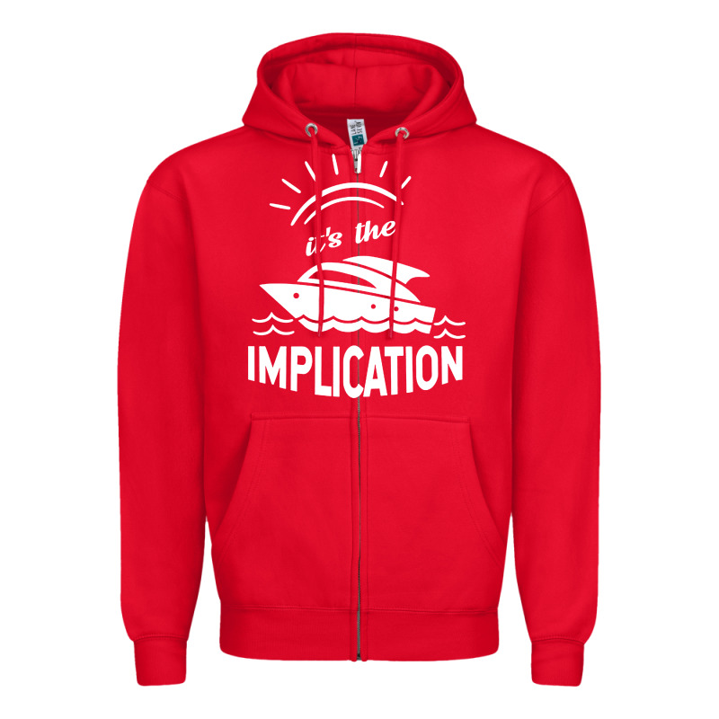 The Implication   Its Always Sunny In Philadelphia Zipper Hoodie by artisFamous | Teevron