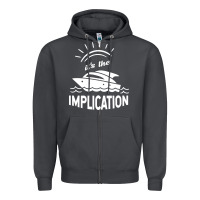 Smoke the implication   its always sunny in philadelphia Zipper Hoodie - artisFamous