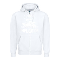 White the implication   its always sunny in philadelphia Zipper Hoodie - artisFamous