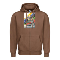 Chestnut fast and furious 9 Zipper Hoodie - artisFamous