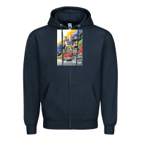Navy fast and furious 9 Zipper Hoodie - artisFamous