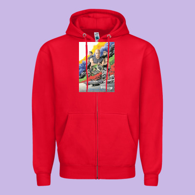 Fast And Furious 9 Zipper Hoodie Designed By Artisfamous