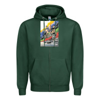 Sports Green fast and furious 9 Zipper Hoodie - artisFamous