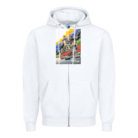 White fast and furious 9 Zipper Hoodie - artisFamous