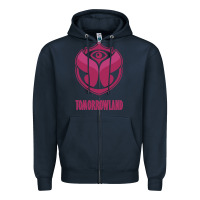 Navy tomorrowland around the world 2021 Zipper Hoodie - artisFamous