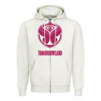 Oatmeal Heather tomorrowland around the world 2021 Zipper Hoodie - artisFamous