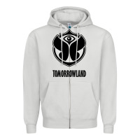 Dove Grey tomorrowland around the world Zipper Hoodie - artisFamous