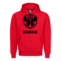 Red tomorrowland around the world Zipper Hoodie - artisFamous