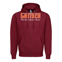 Burgundy that great gretsch sound Zipper Hoodie - artisFamous