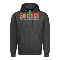 Charcoal Heather that great gretsch sound Zipper Hoodie - artisFamous