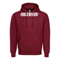 Burgundy the slackers Zipper Hoodie - artisFamous
