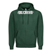 Sports Green the slackers Zipper Hoodie - artisFamous