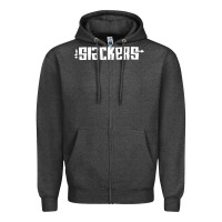 Charcoal Heather the slackers Zipper Hoodie - artisFamous
