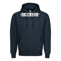 Navy the slackers Zipper Hoodie - artisFamous