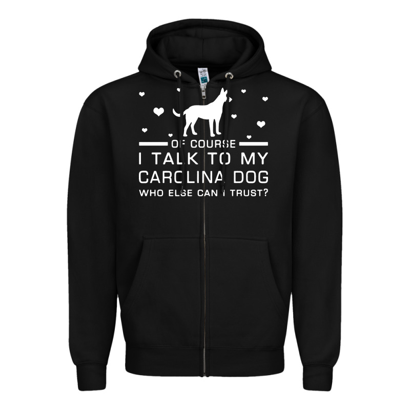 Carolina Dog Zipper Hoodie by artisFamous | Teevron