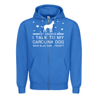 True Royal carolina dog Zipper Hoodie - artisFamous