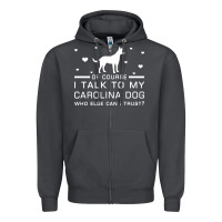 Smoke carolina dog Zipper Hoodie - artisFamous