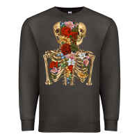 Smoke flower skeleton Premium Sweatshirt - RanaPortraitStore