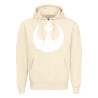 Sandshell distressed rebel alliance symbol Zipper Hoodie - artisFamous