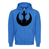 True Royal distressed rebel alliance symbol Zipper Hoodie - artisFamous