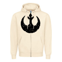 Sandshell distressed rebel alliance symbol Zipper Hoodie - artisFamous
