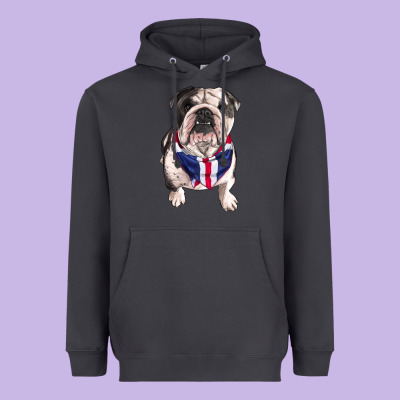 English Dog Heavyweight Hoodie Designed By Ranaportraitstore