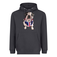 Smoke English Dog Heavyweight Hoodie - RanaPortraitStore
