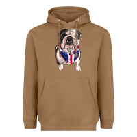 Toasted Coconut English Dog Heavyweight Hoodie - RanaPortraitStore