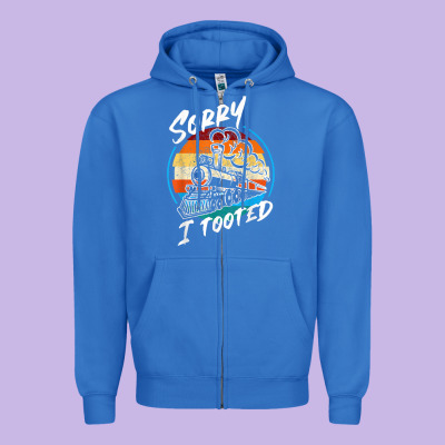 Sorry I Tooted Zipper Hoodie Designed By Artisfamous