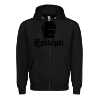 Black Epitaph Records Zipper Hoodie - artisFamous