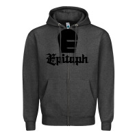 Charcoal Heather Epitaph Records Zipper Hoodie - artisFamous