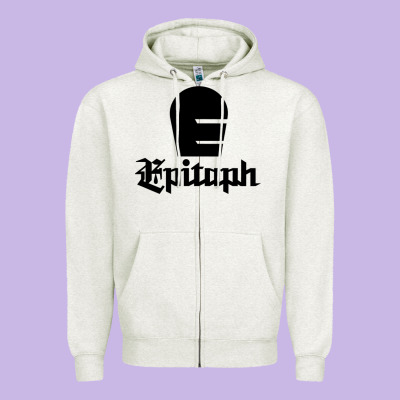 Epitaph Records Zipper Hoodie Designed By Artisfamous