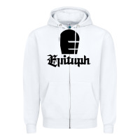 White Epitaph Records Zipper Hoodie - artisFamous