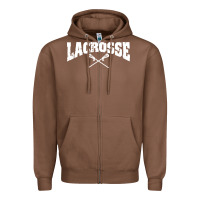 Chestnut lacrosse Zipper Hoodie - artisFamous